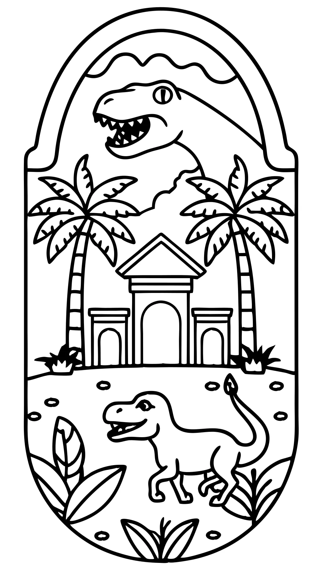 jurassic park coloring pages